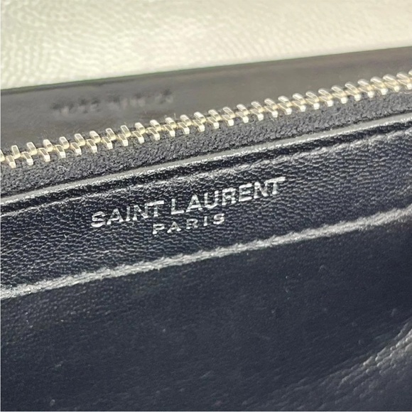 Saint Laurent Metallic Silver Wallet - Picture 11 of 12